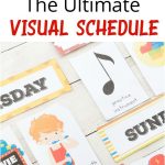 Daily Visual Schedule For Kids Free Printable | Kids Crafts And   Free Printable Schedule Cards