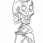 Day Of The Dead Skeleton Coloring Page | Free Printable Coloring Pages   Free Printable Skeleton Coloring Pages