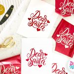 Dear Santa Diy Foil Print + Free Printable | Dawn Nicole Designs®   Free Printables For Foiling