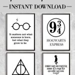 Decorate With Harry Potter Poster Prints. #ad #harrypotter   Printable Posters Free Download
