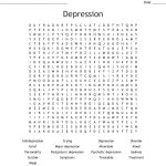 Depression Word Search   Wordmint   Free Printable Worksheets On Depression