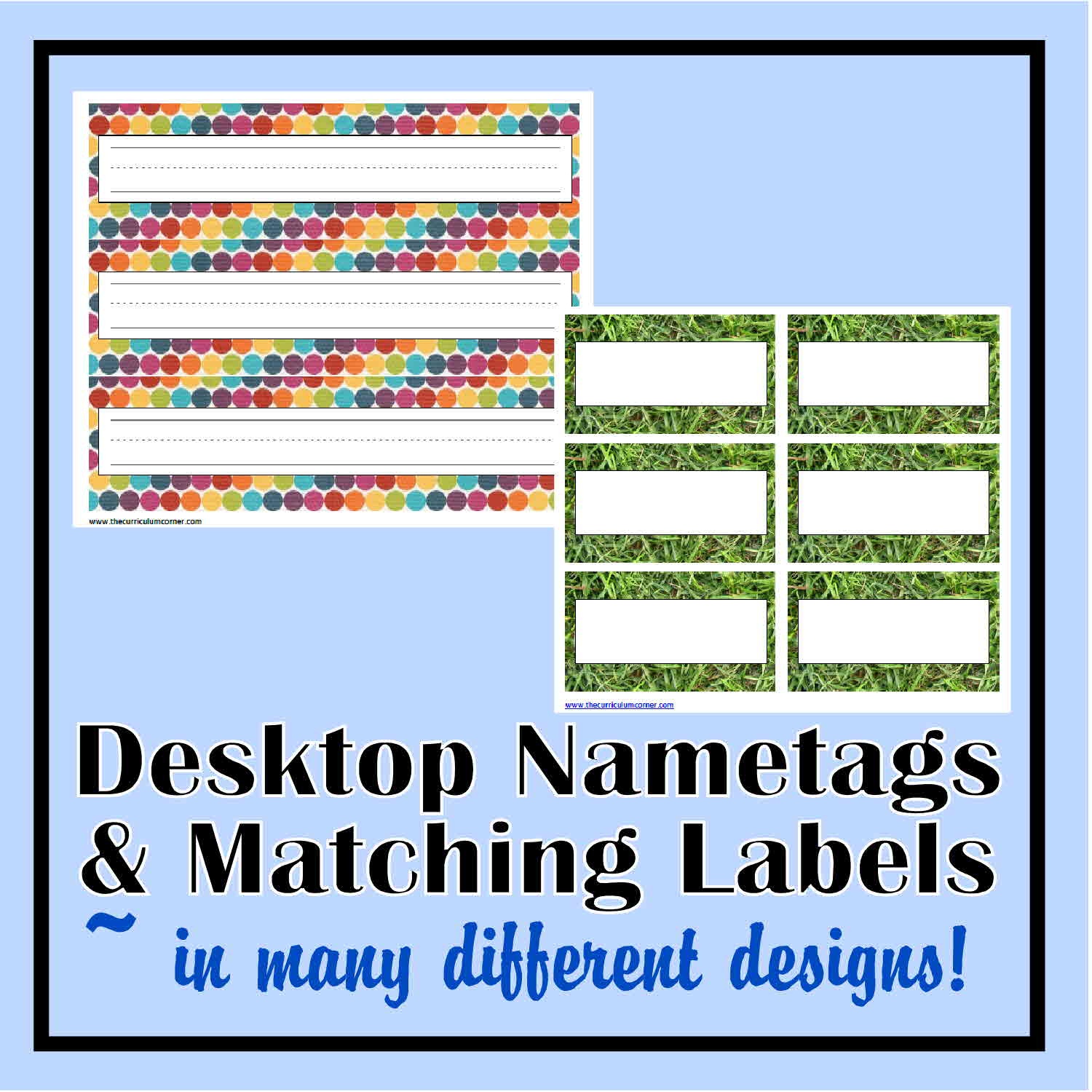 Free Editable!! Chevron, Dots Or Rainbow.simple Name Tags Type In
