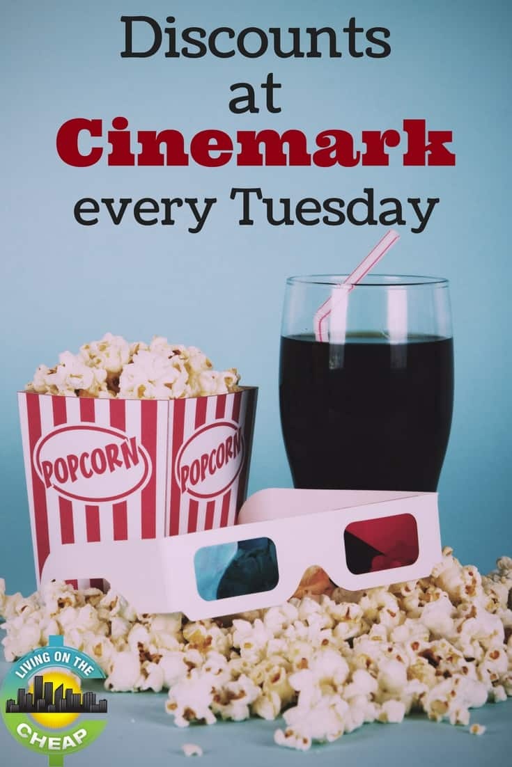 Discounts At Cinemark Every Tuesday - Living On The Cheap - Regal Cinema Free Popcorn Printable Coupons