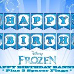 Disney Frozen Happy Birthday Banner | Birthday In 2019 | Frozen   Frozen Happy Birthday Banner Free Printable