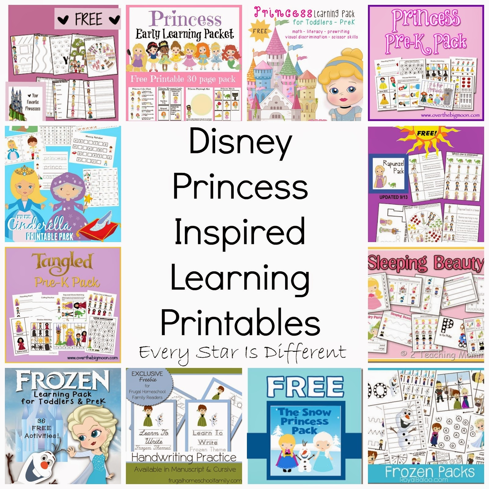 Printable Disney Activities