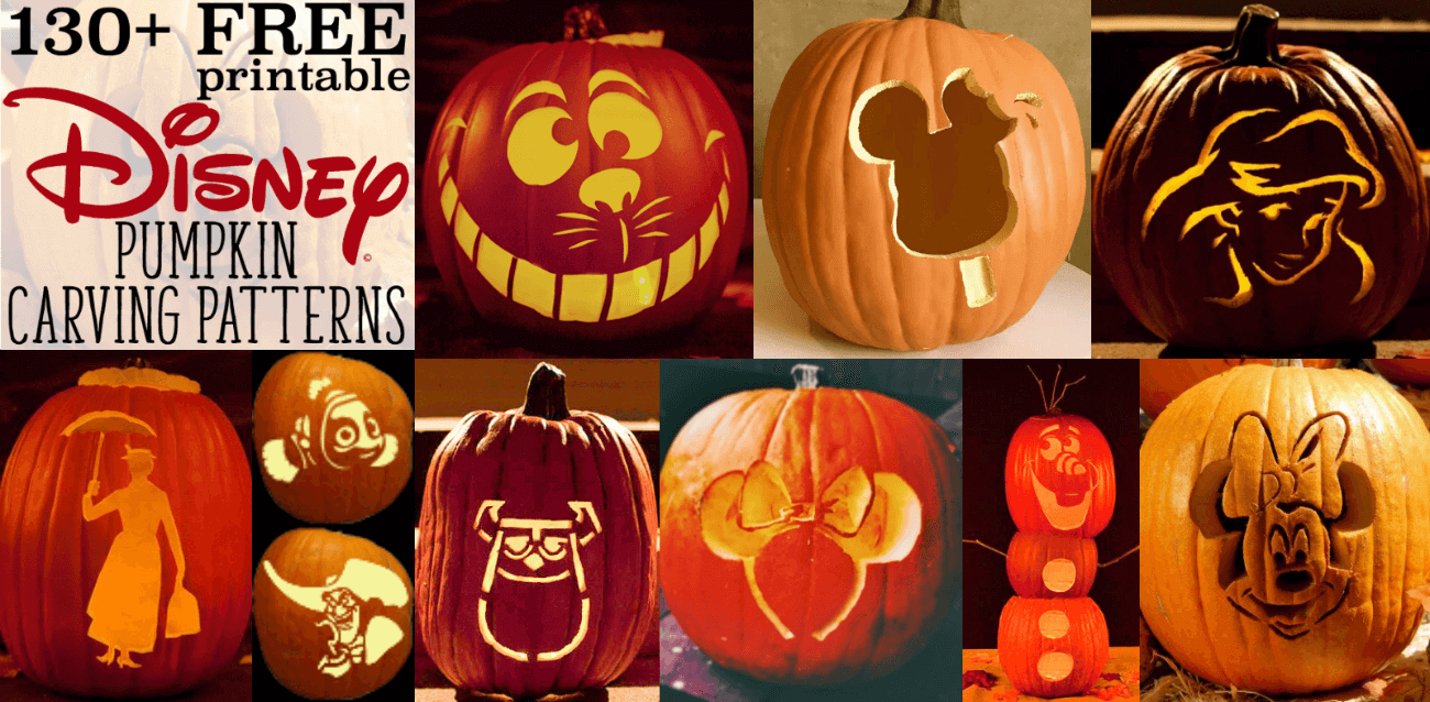 Disney Pumpkin Stencils: Over 130 Printable Pumpkin Patterns - Free Printable Pumpkin Patterns