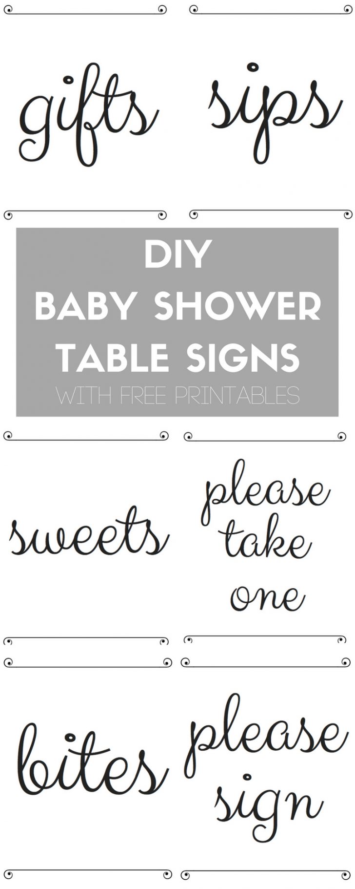 Free Woodland Baby Shower Printables