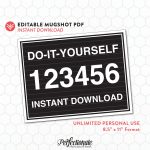 Diy Mugshot Sign Mugshot Template Unlimited Personal Use | Etsy   Printable Mugshot Sign Free