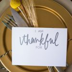 Diy Placecards: "i Am Thankful For" (Free Printable!) | Bloggers   Free Printable Personalized Thanksgiving Place Cards