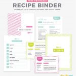 Diy Recipe Book (With Free Printable Recipe Binder Kit!)   Free Printable Recipe Page Template