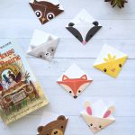 Diy Woodland Animals Origami Bookmarks {Print + Fold}   It's Always   Free Printable Woodland Animal Templates