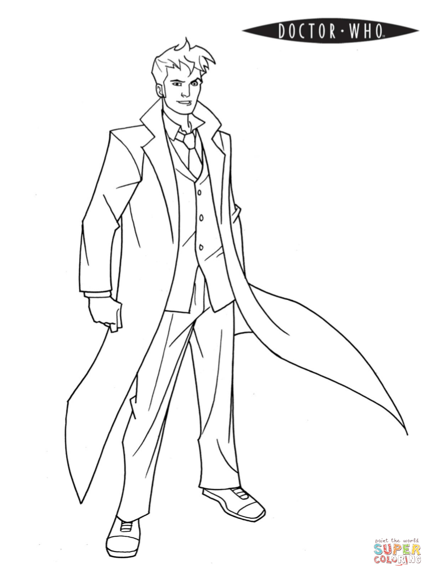 Doctor Who Coloring Page | Free Printable Coloring Pages - Doctor Coloring Pages Free Printable