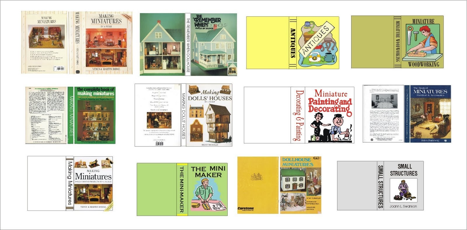 Dollhouse Miniature Printable Book Covers | Pictureicon - Free Printable Miniature Book Covers