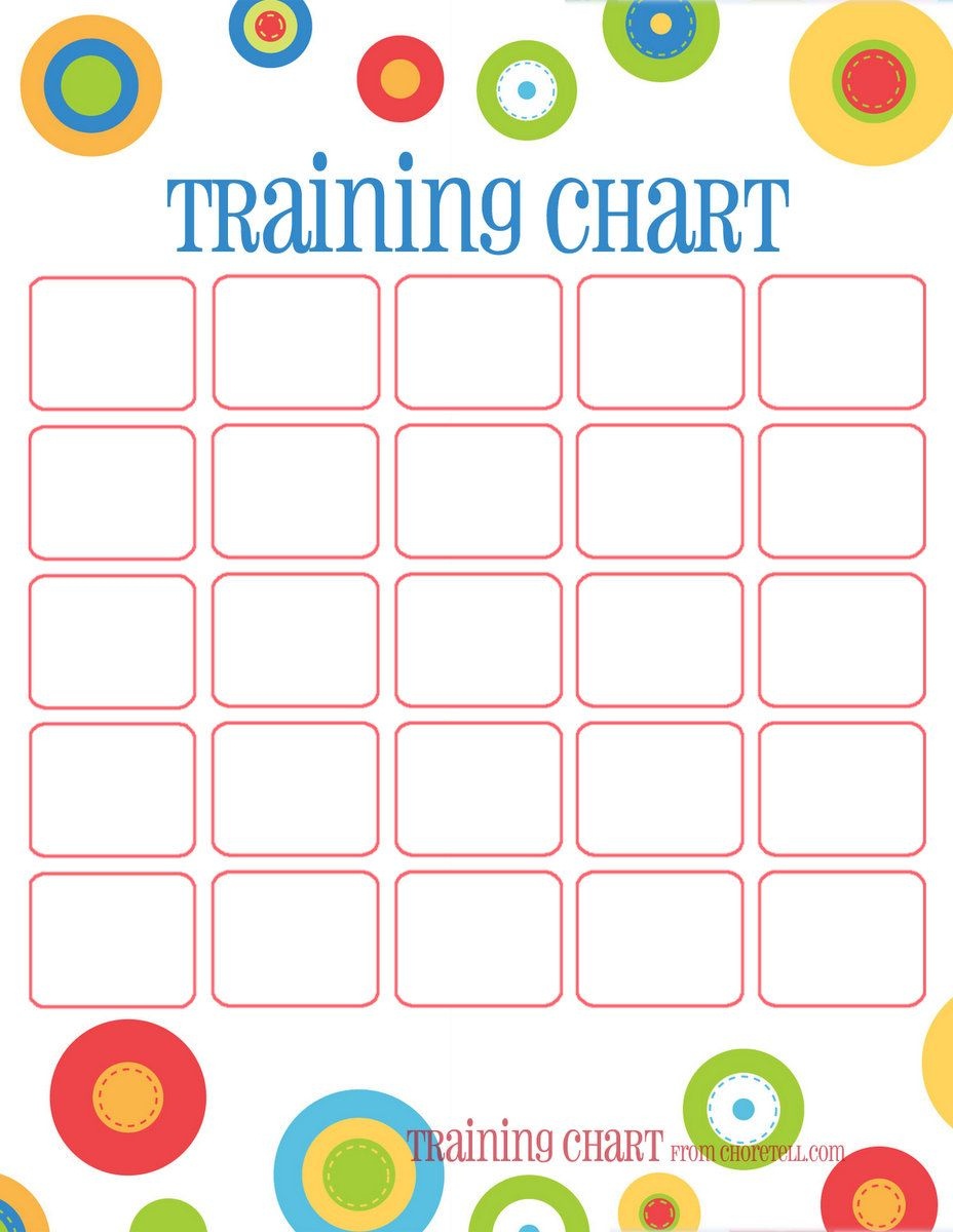 Dots Reward Charts: Potty Training &amp;amp; More | Free Printable Downloads - Charts Free Printable