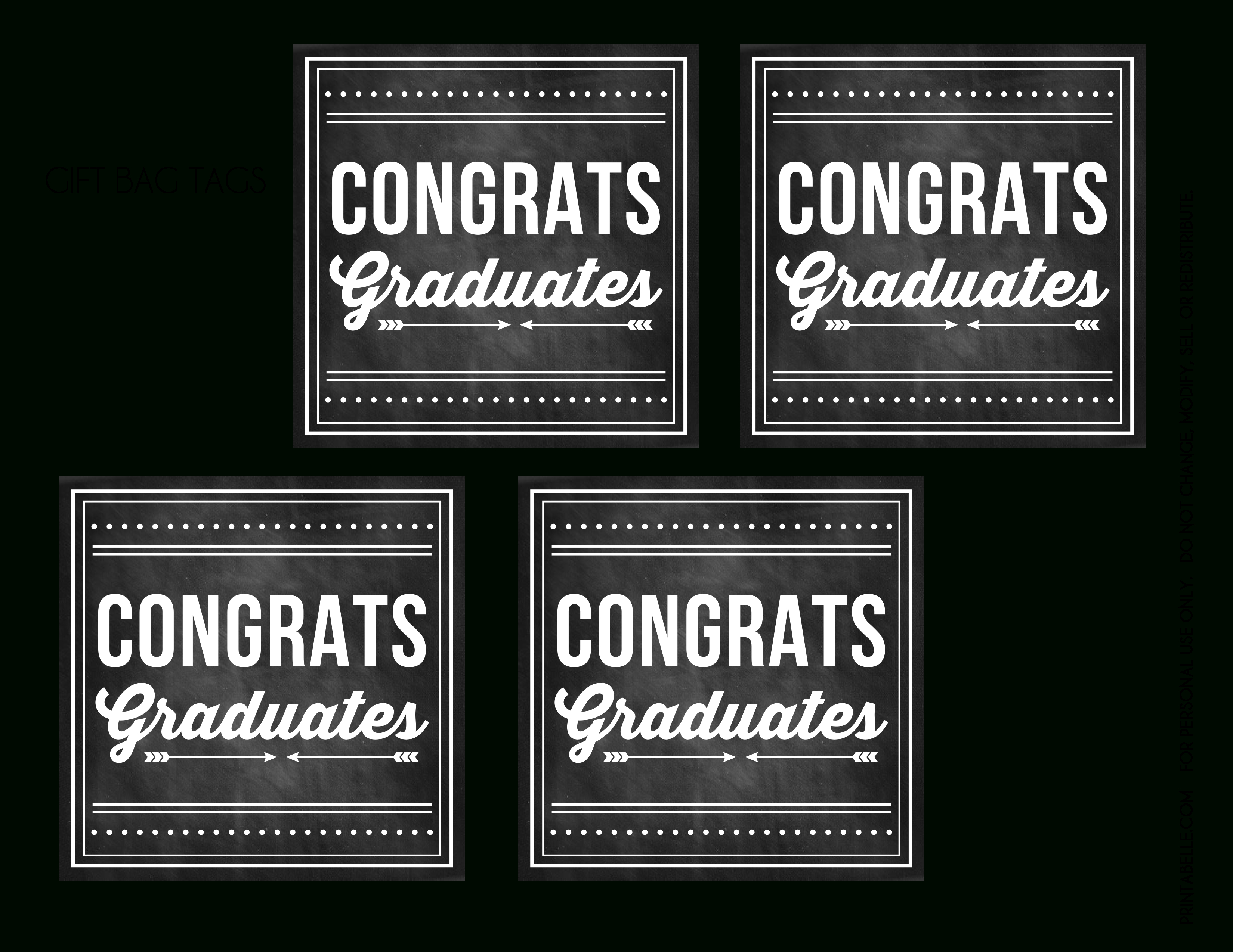 Download These Free Graduation Chalkboard Party Printables! | Catch - Free Graduation Printables