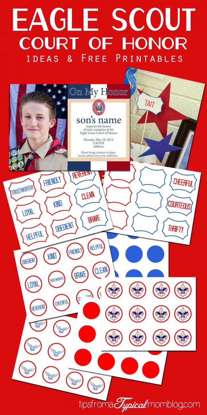 Free Eagle Scout Printables