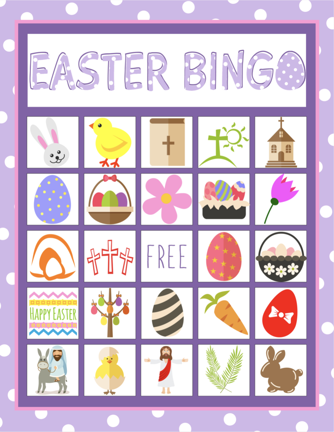 Easter Bingo Game For Kids | Children&amp;#039;s Pastor Only | Easter Bingo - Free Printable Bible Bingo For Preschoolers