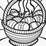 Easter Coloring Pages | Big Easter Basket Coloring Page | Things I   Free Printable Coloring Pages Easter Basket