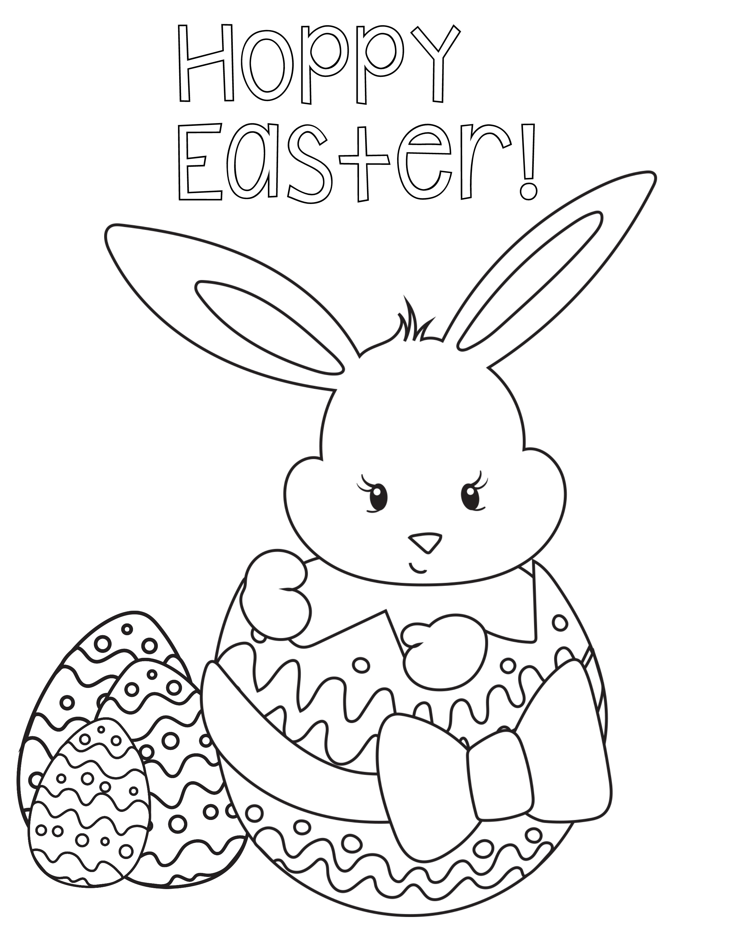 Easter Coloring Pages For Kids - Crazy Little Projects - Free Coloring Printables