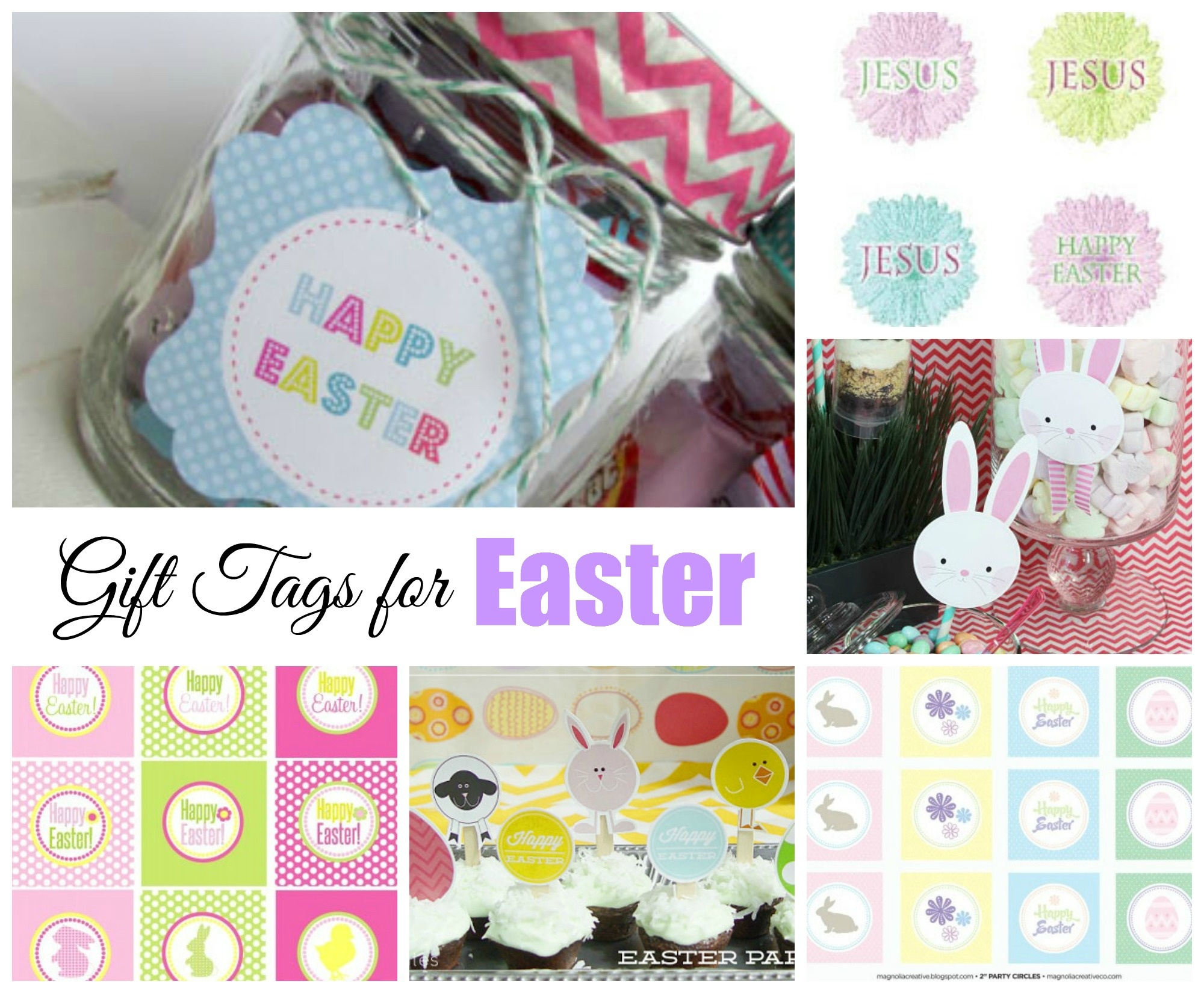 Easter Free Printable Gift Tags | Celebrating Holidays - Party Favor Tags Free Printable