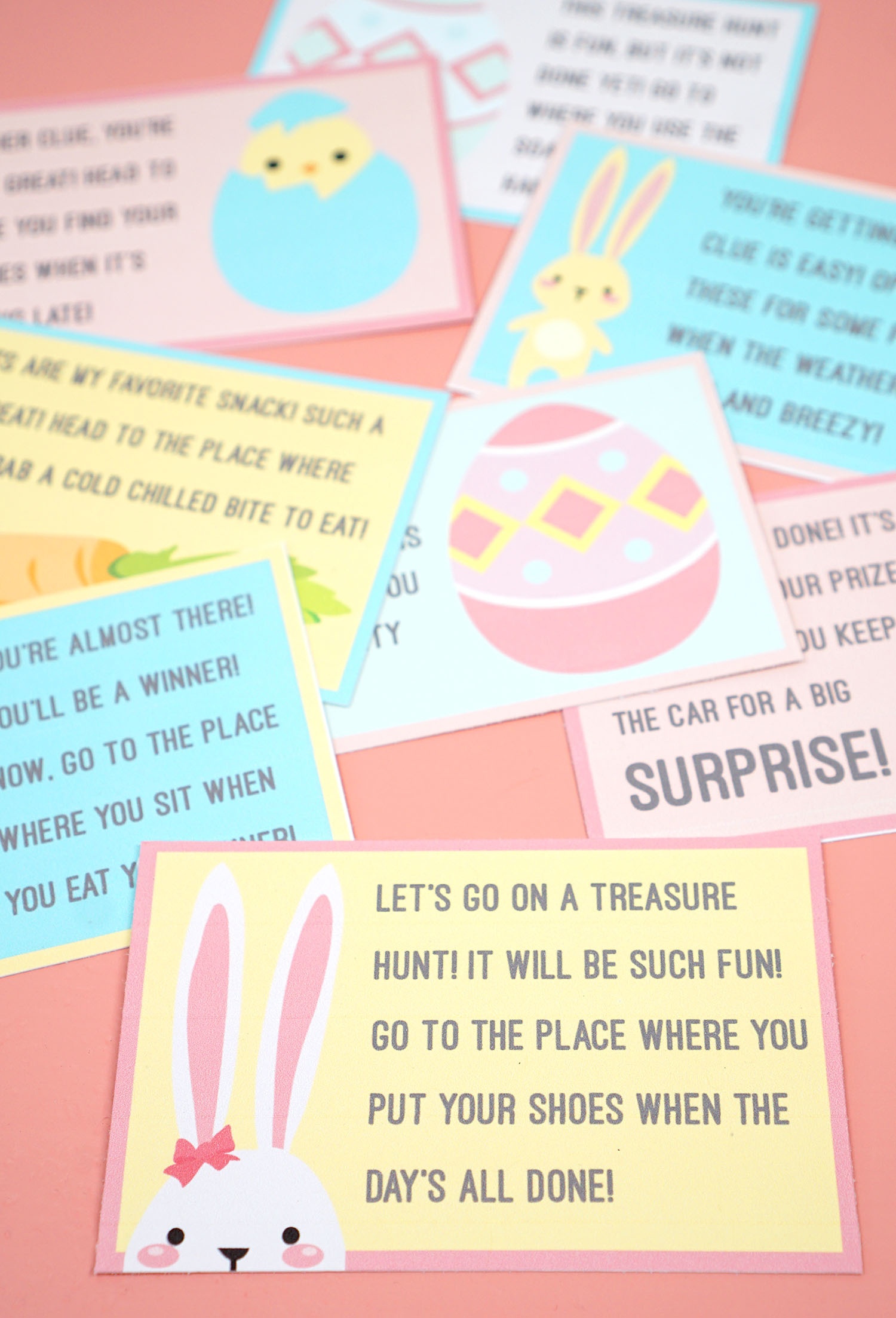 Easter Scavenger Hunt - Free Printable! - Happiness Is Homemade - Free Printable Easter Egg Hunt Riddles