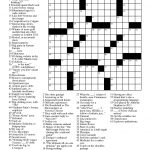 Easy Celebrity Crossword Puzzles Printable   Free Daily Printable Crosswords