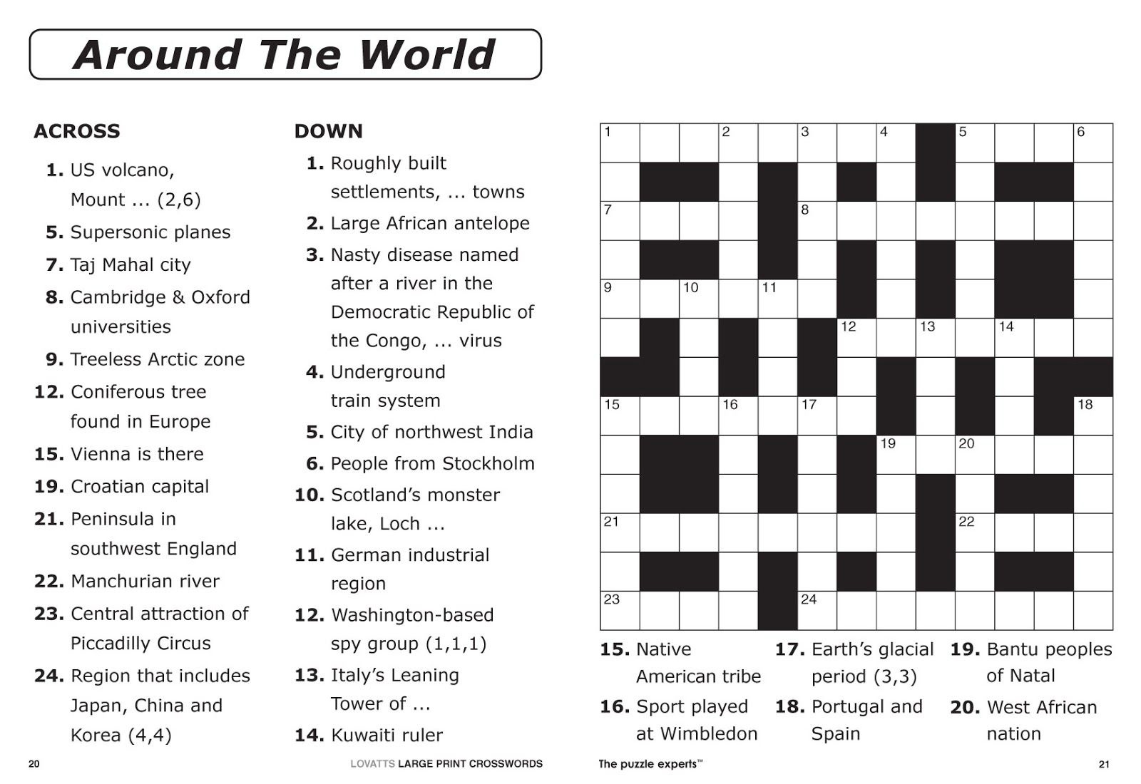 Easy Printable Crossword Puzzles | Elder Care &amp;amp; Dementia Care - Free Printable Crosswords Easy