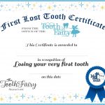 Easy Tooth Fairy Ideas & Tips For Parents / Free Printables   Free Printable First Lost Tooth Certificate