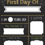 Editable First Day Of School Signs To Edit And Download For Free   First Day Of School Sign Free Printable