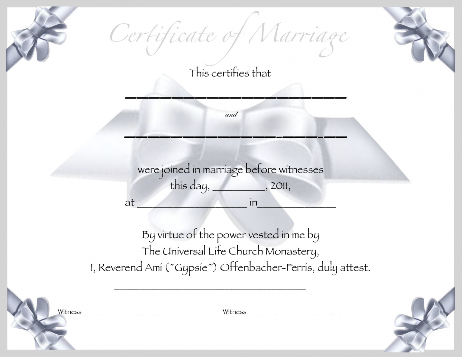 Editable Free Blank Marriage Certificate Template Underbergdorfbibco - Free Printable Keepsake Marriage Certificates