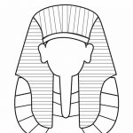 Egyptian Mask Coloring Page   Childrenarepresent   Free Printable Egyptian Masks