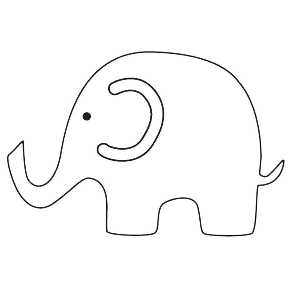 Free Printable Baby Elephant Template Free Printable