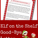 Elf On The Shelf Good Bye Letter   A Grande Life   Goodbye Letter From Elf On The Shelf Free Printable