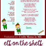 Elf On The Shelf Letters {Free Printables}   Crafty Mama In Me!   Elf On The Shelf Welcome Back Letter Free Printable