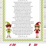 Elf On The Shelf Story   Free Printable Poem | Elf On The Shelf   Free Printable Elf On The Shelf Story