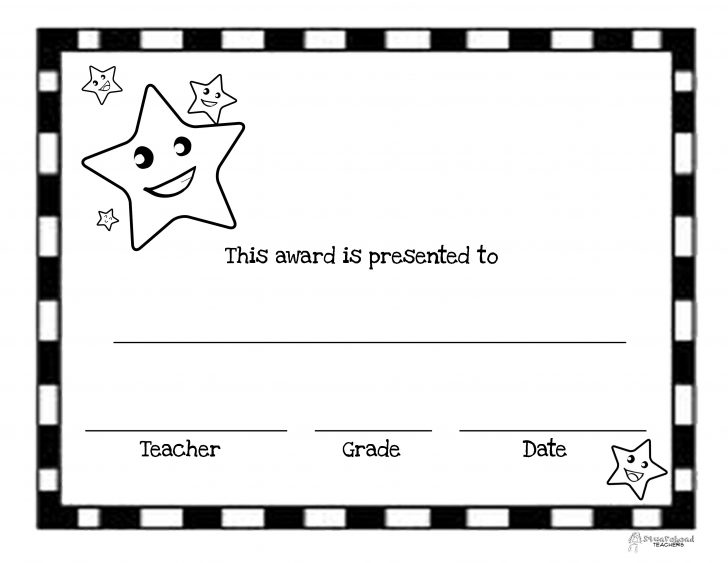 Free Printable School Achievement Certificates