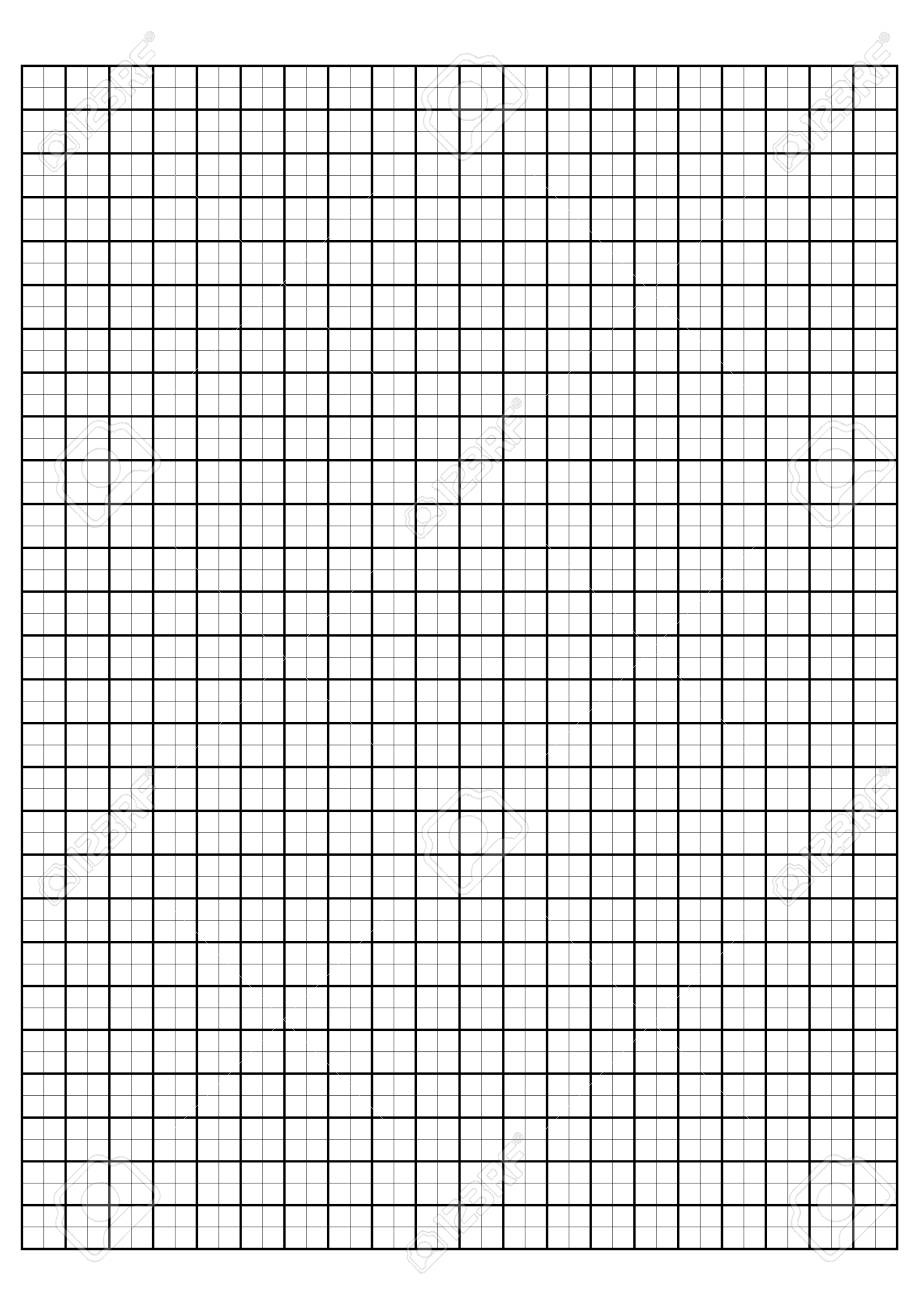 Engineering Graph Paper Printable Graph Paper Vector Illustration - Free Printable Graph Paper Black Lines