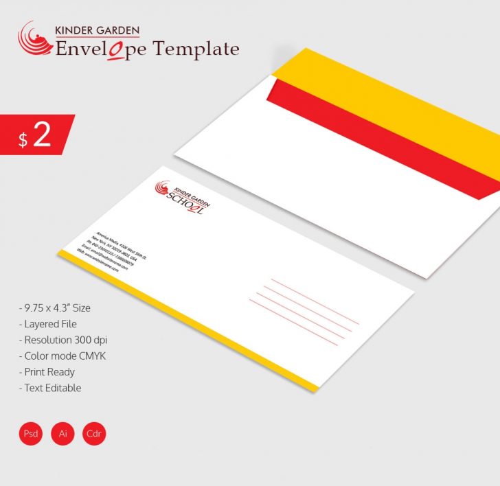 Free Printable Envelope Size 10 Template