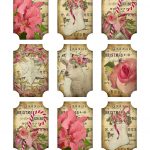 Ephemera's Vintage Garden: Free Printable: Rosy Christmas Gift Tags   Free Printable Vintage Pictures