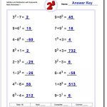 Exponents Worksheets #exponents #exponent #printables   Free Printable Exponent Worksheets