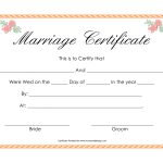 Fake Marriage Certificate | Fake Marriage Certificate | Marriage   Free Printable Keepsake Marriage Certificates