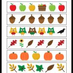 Fall Math Packet For Preschoolers   Free October Preschool Printables
