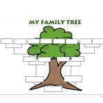 Family Tree Template Worksheet   Free Esl Printable Worksheets Made   My Family Tree Free Printable Worksheets