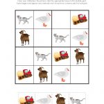 Farm Animals Sudoku Puzzles {Free Printables}   Gift Of Curiosity   Free Printable Animal Puzzles
