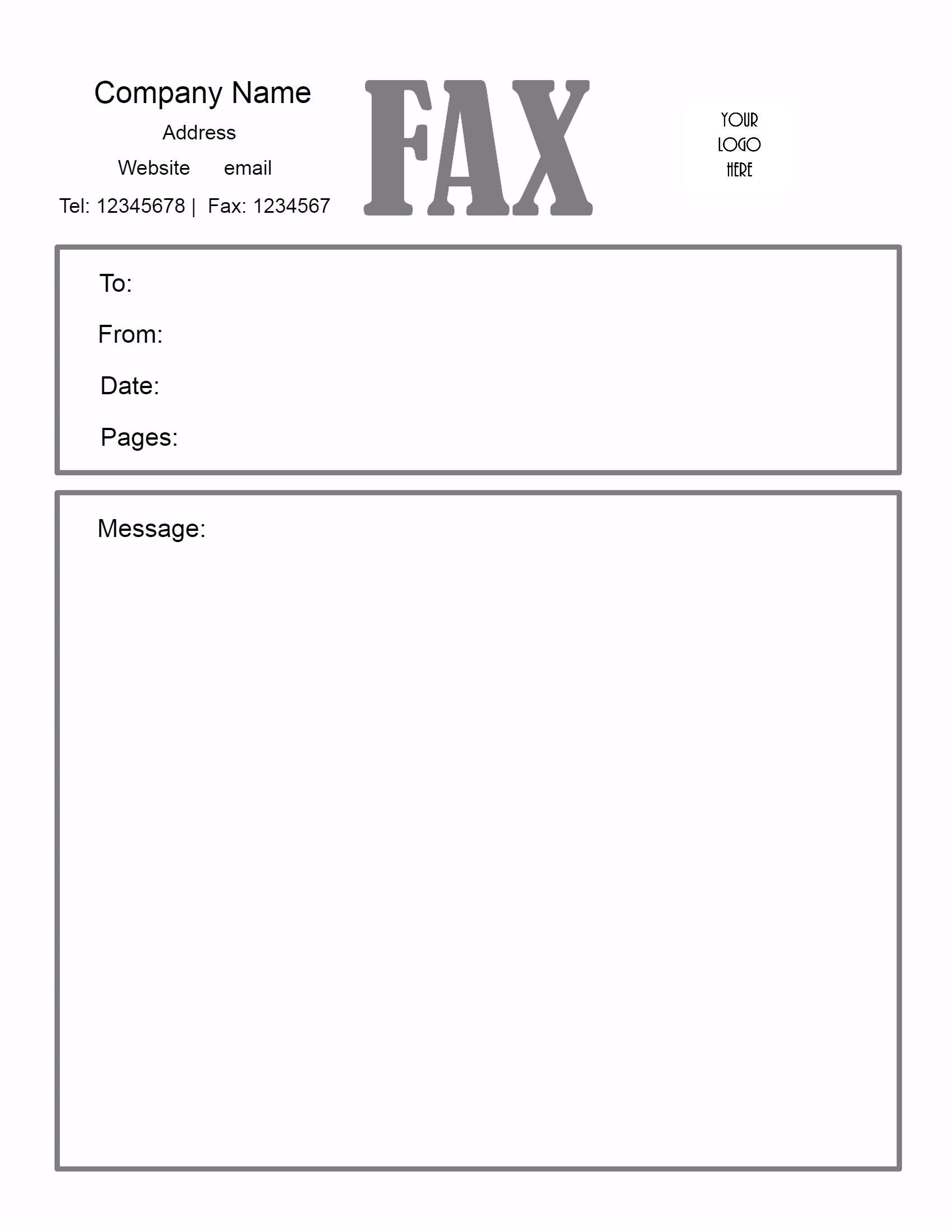 Free Fax Cover Sheet Template Customize Online Then Print Free