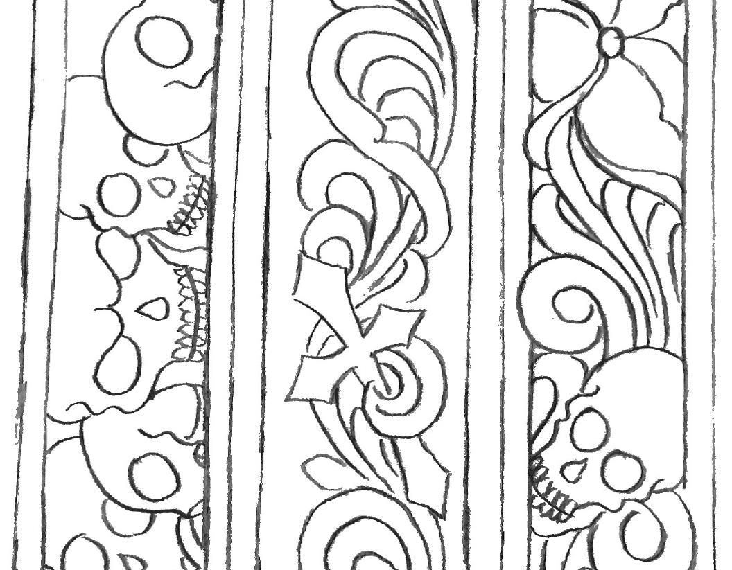 Beginner Printable Leather Tooling Patterns Printable Word Searches