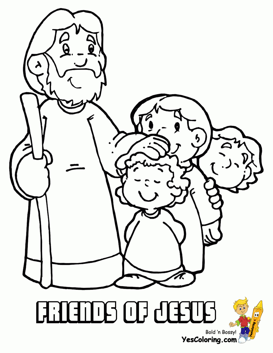 Fight Of Faith Bible Coloring | Jesus | Free| Coloring | Bible Story - Free Printable Bible Characters Coloring Pages