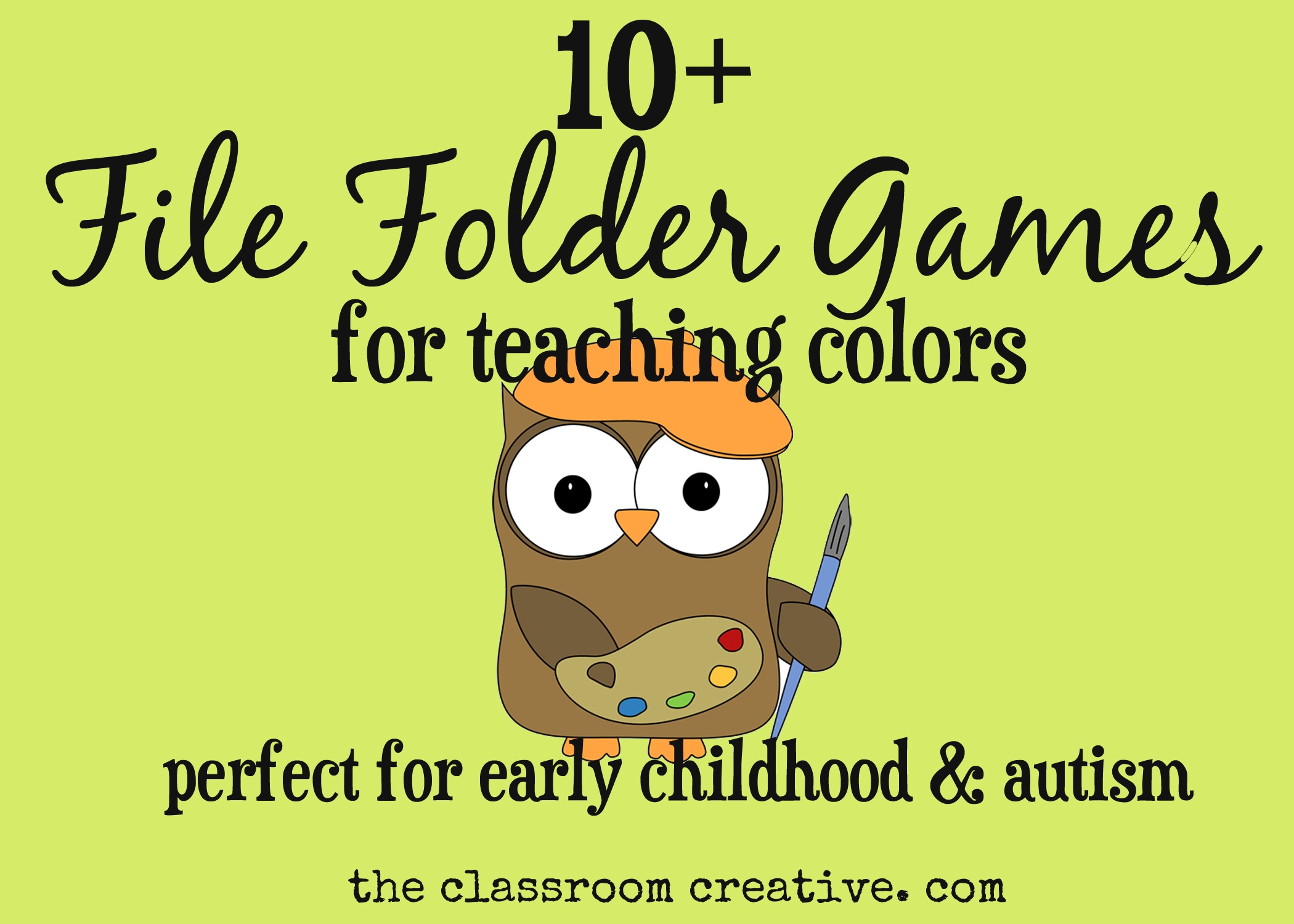 File Folder Games For Teaching Colors - Free Printable File Folders For Preschoolers