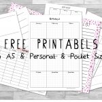 Filofax | Free Printables | Colorfulblackrose   Free Printables Com