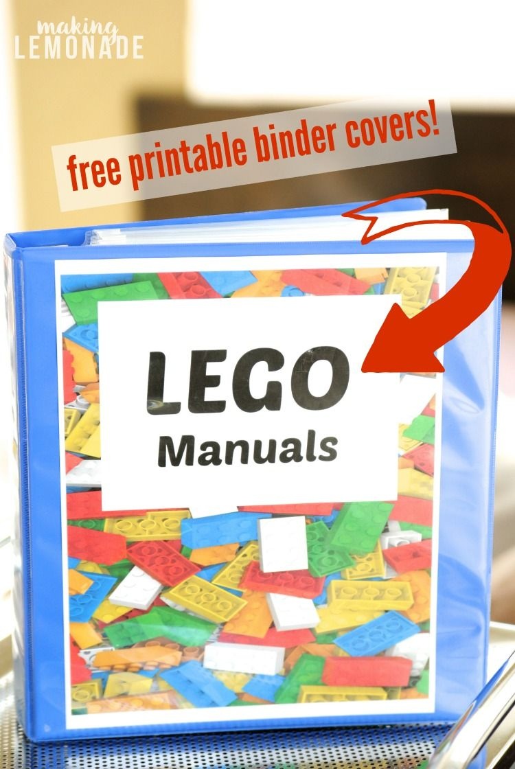 Finally A Great Way To Organize Lego Manuals! Love This Organization - Free Printable Lego Instructions